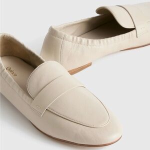 New Never Worn Quince Italian Leather Soft Loafer in Almond